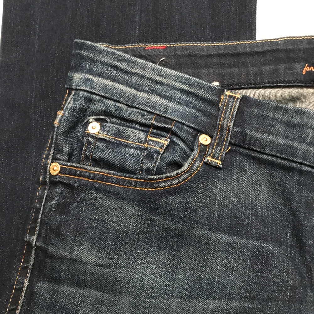 7 FOR ALL MANKIND A POCKET LEXIE PETITE JEANS 29 - Picture 3 of 8